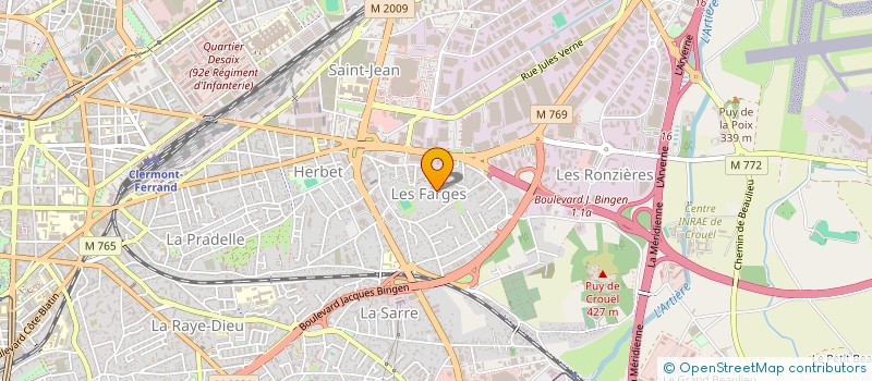 localisation de l'entreprise BETHEL HOLDING  CLERMONT-FERRAND