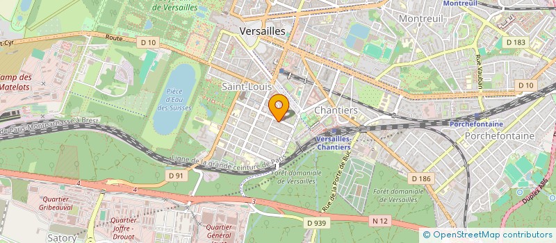 localisation de l'entreprise BETHELION à VERSAILLES
