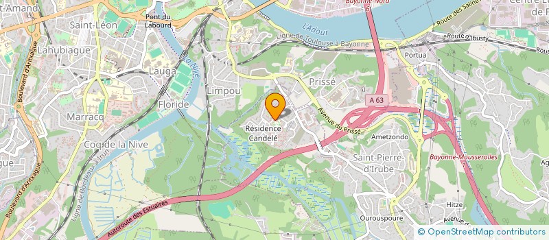 localisation de l'entreprise BETHI GAZTE  SAINT-PIERRE-D'IRUBE