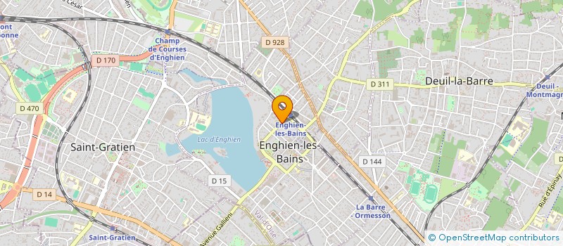 localisation de l'entreprise BETHIC à ENGHIEN-LES-BAINS