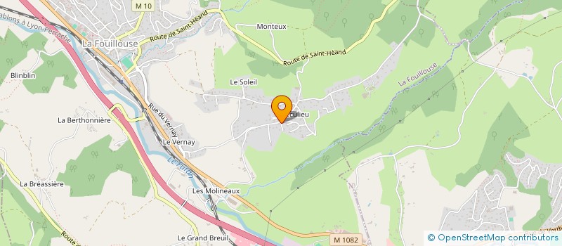 localisation de l'entreprise BETHOLD à LA FOUILLOUSE