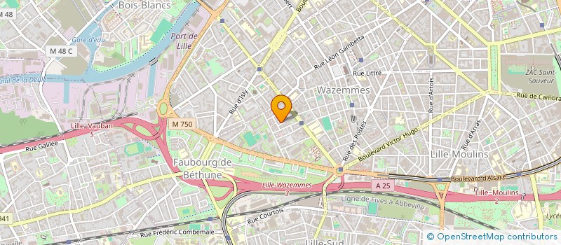 localisation de l'entreprise BETHOUART SAYSAY à LILLE