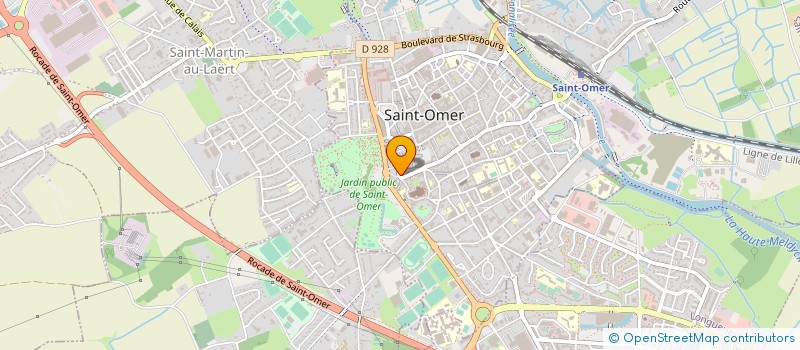 localisation de l'entreprise BETHUNE GARE  SAINT-OMER