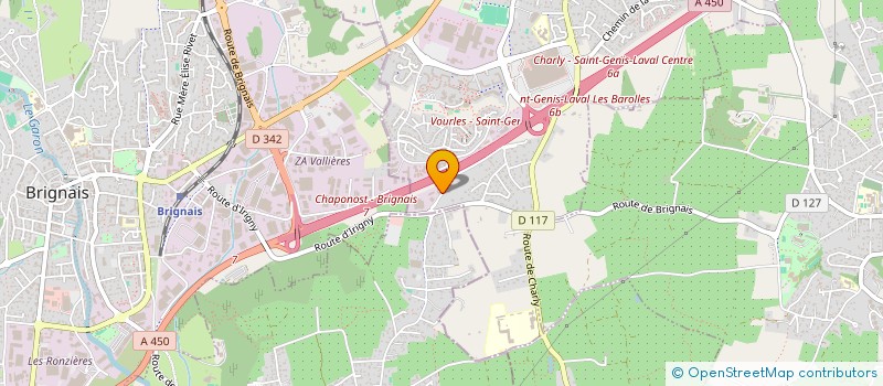 localisation de l'entreprise BETHUNE LA ROTONDE 62  SAINT-GENIS-LAVAL