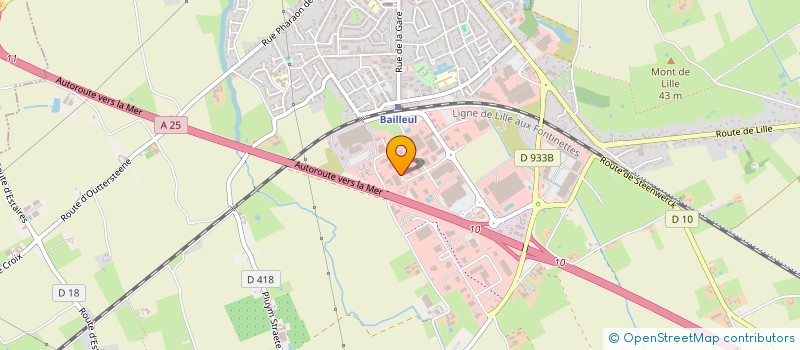 localisation de l'entreprise BETHUNE SCI 1392 à BAILLEUL