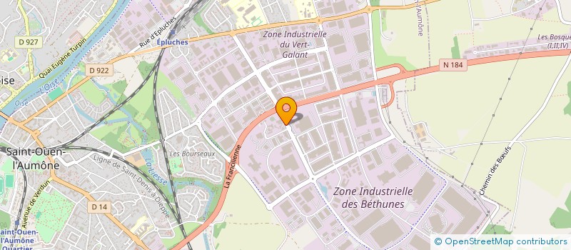 localisation de l'entreprise BETHUNES AUTO  SAINT-OUEN-L'AUMONE