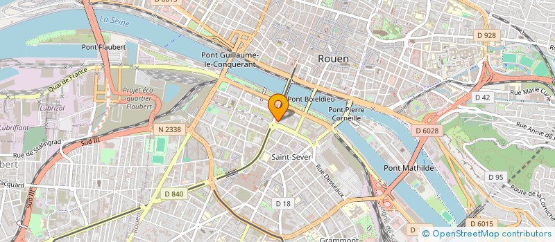 localisation de l'entreprise BETI à ROUEN