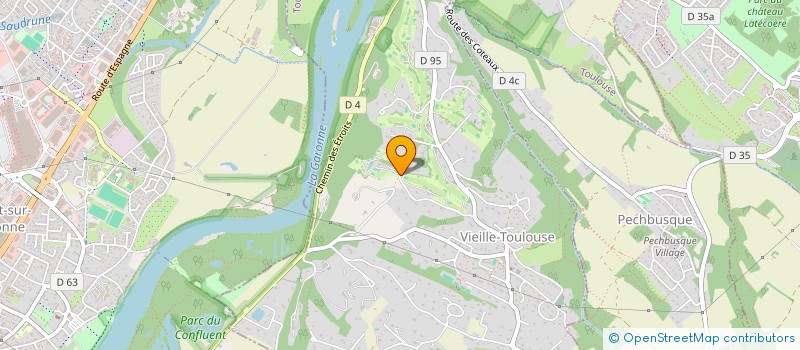 localisation de l'entreprise BETI  VIEILLE-TOULOUSE