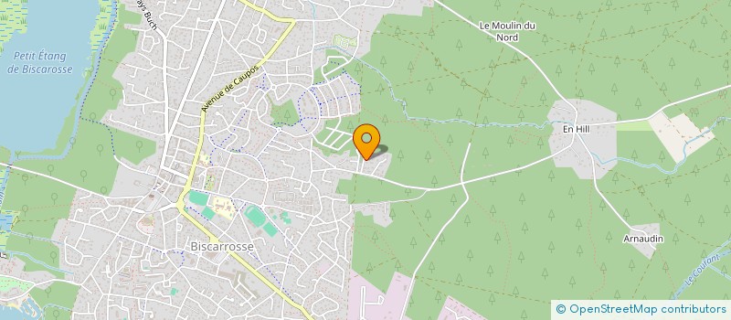 localisation de l'entreprise BETI AINTZINA  BISCARROSSE