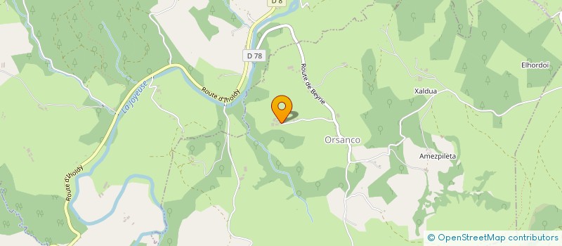 localisation de l'entreprise BETI ARTZIA  ORSANCO