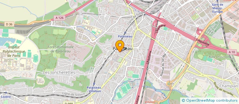 localisation de l'entreprise BETIA à PALAISEAU