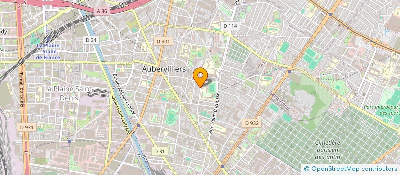 localisation de l'entreprise BETIAN PRO  AUBERVILLIERS