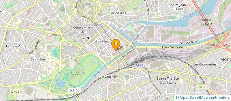 localisation de l'entreprise BETIC à CAEN