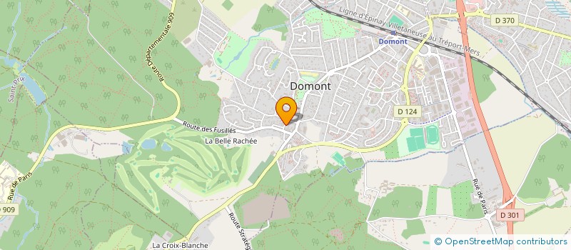 localisation de l'entreprise BETIE DEKO  DOMONT