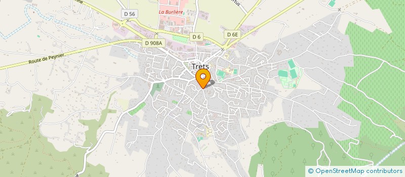 localisation de l'entreprise BETIER INVESTISSEMENT à TRETS