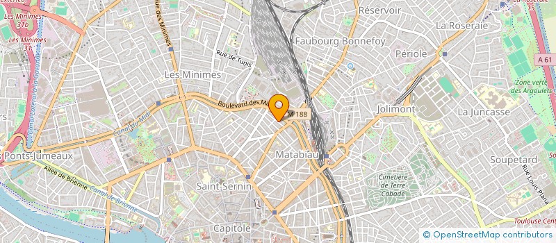 localisation de l'entreprise BETILLON & FREYERMUTH à TOULOUSE