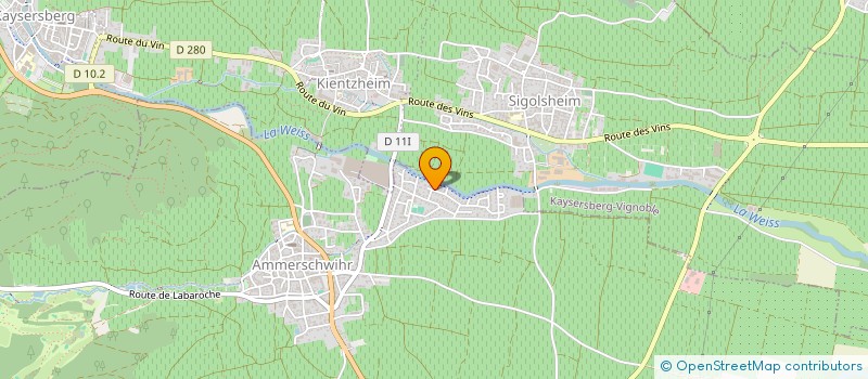 localisation de l'entreprise BETIR INGENIERIE  AMMERSCHWIHR