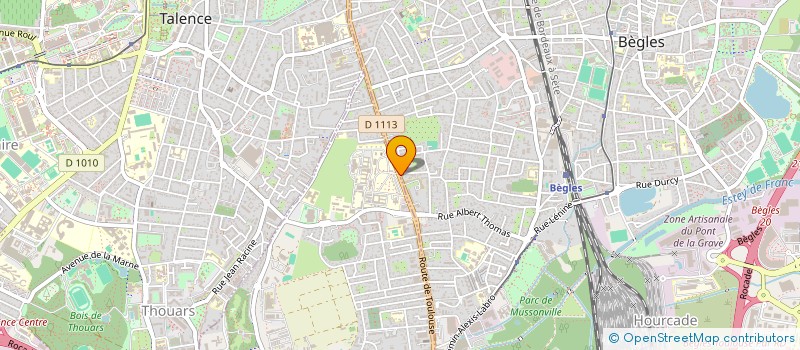 localisation de l'entreprise BETIRAKO à BEGLES