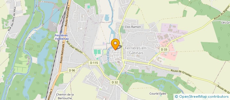 localisation de l'entreprise BETISES ET GOURMANDISES  FERRIERES-EN-GATINAIS