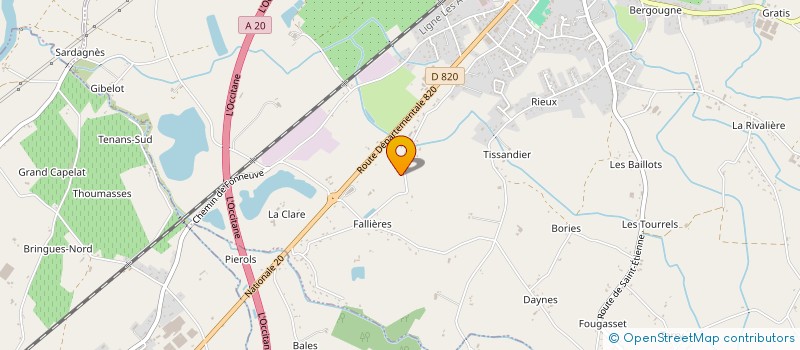 localisation de l'entreprise BETIZAC  ALBIAS