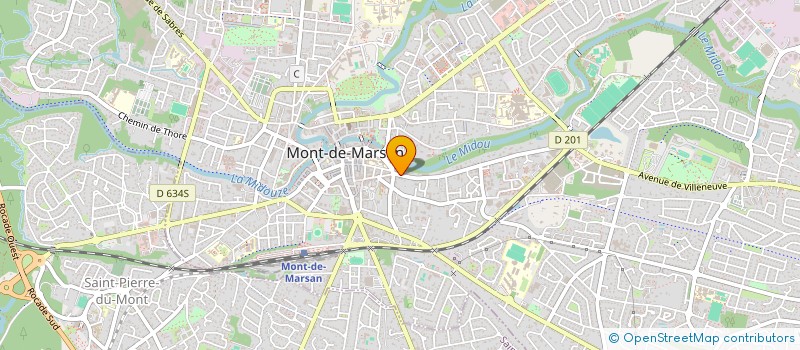 localisation de l'entreprise BETIZU à MONT-DE-MARSAN