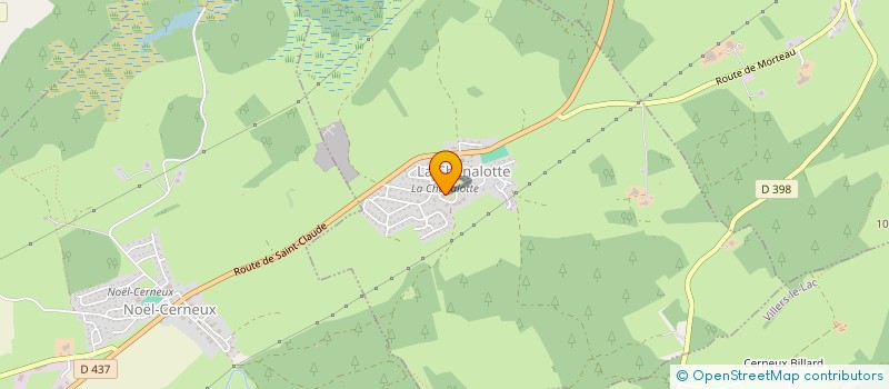 localisation de l'entreprise BETM  LA CHENALOTTE