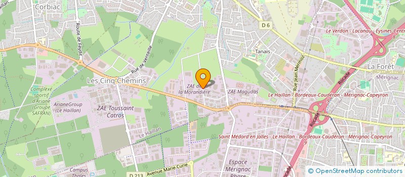 localisation de l'entreprise BETNOMS  LE HAILLAN