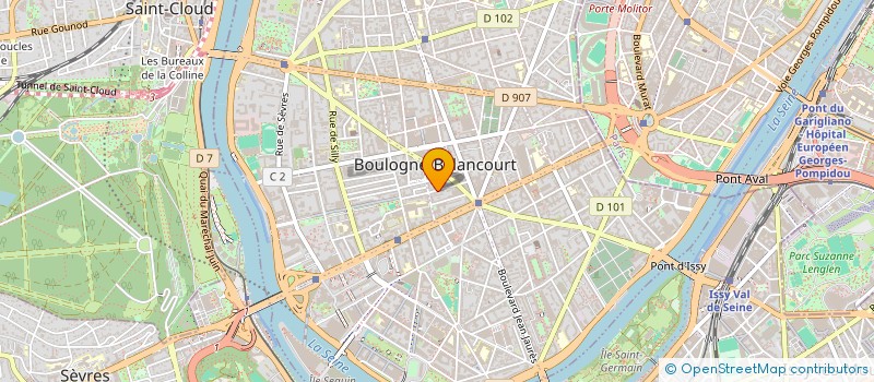 localisation de l'entreprise BETO à BOULOGNE-BILLANCOURT