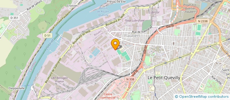 localisation de l'entreprise BETOBO à LE PETIT-QUEVILLY