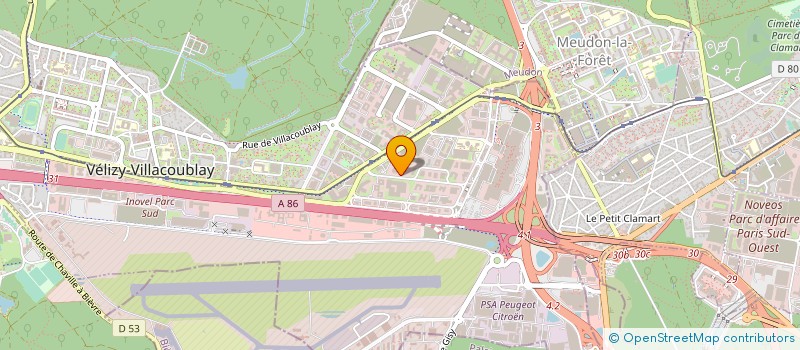 localisation de l'entreprise BETOM HOLDING  VELIZY-VILLACOUBLAY