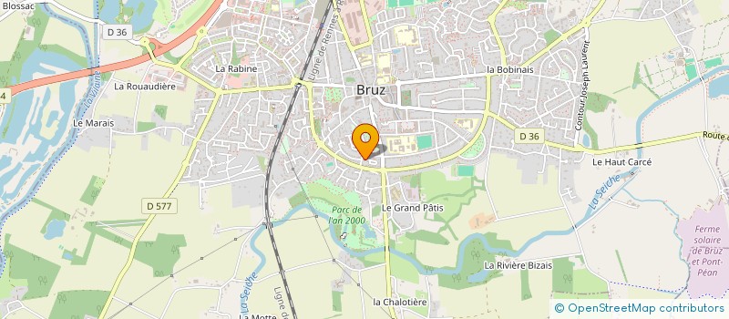localisation de l'entreprise BETOMATE à BRUZ