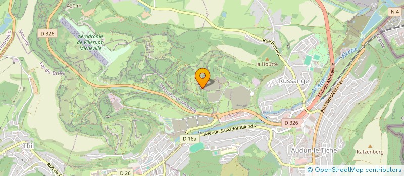 localisation de l'entreprise BETOMAX  RUSSANGE