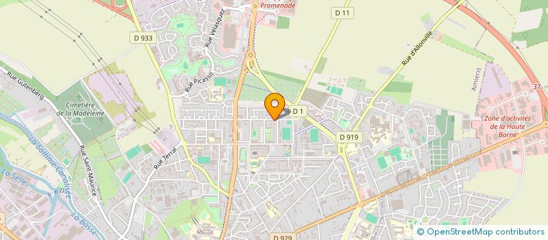 localisation de l'entreprise BETOMES  AMIENS