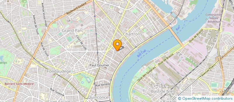 localisation de l'entreprise BETOMORROW à BORDEAUX