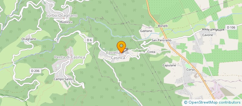 localisation de l'entreprise BETON 200 à PENTA-DI-CASINCA