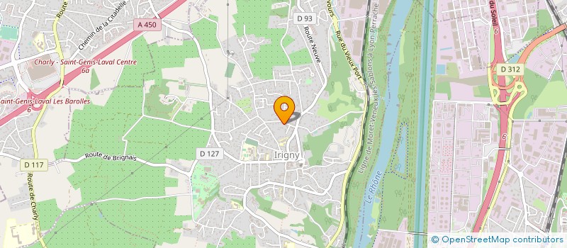 localisation de l'entreprise BETON CONCEPT à IRIGNY
