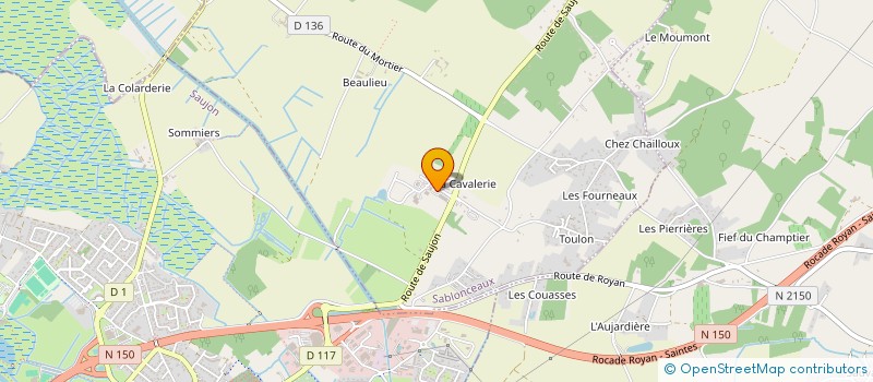 localisation de l'entreprise BETON CONTROLE DE L'ESTUAIRE à SABLONCEAUX