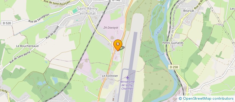 localisation de l'entreprise BETON COULON à SAINT-REMY-EN-ROLLAT