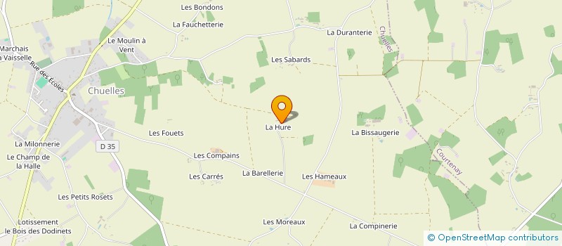 localisation de l'entreprise BETON DE CHUELLES à CHUELLES