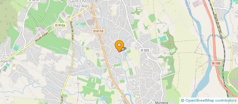 localisation de l'entreprise BETON DECORATIF SUR  SAINT-CHRISTOL-LEZ-ALES