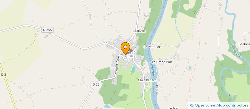 localisation de l'entreprise BETON DECOUPE DE L'OUEST - B.D.O. à NERIGNAC