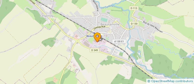 localisation de l'entreprise BETON DES 7 VALLEES à BEAURAINVILLE