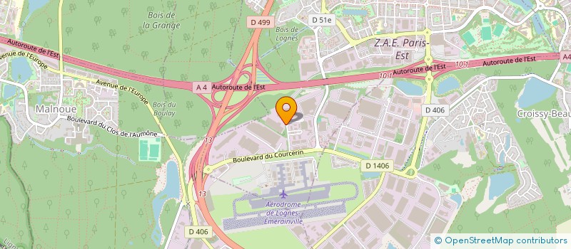 localisation de l'entreprise BETON DU GRAND PARIS - BGP à LOGNES