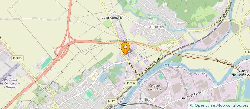 localisation de l'entreprise BETON ECLAIR à CLAIROIX