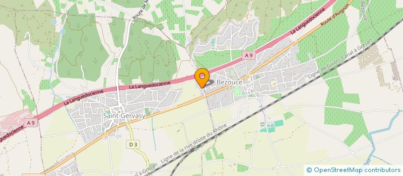 localisation de l'entreprise BETON ET NATURE  SAINT-GERVASY