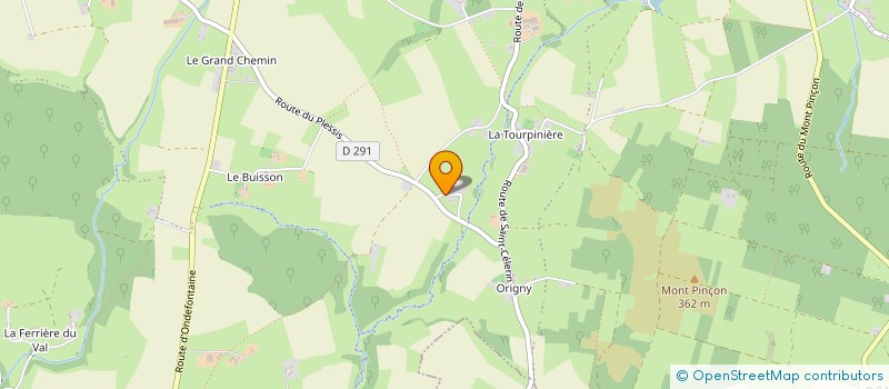 localisation de l'entreprise BETON FEH  LES MONTS D'AUNAY