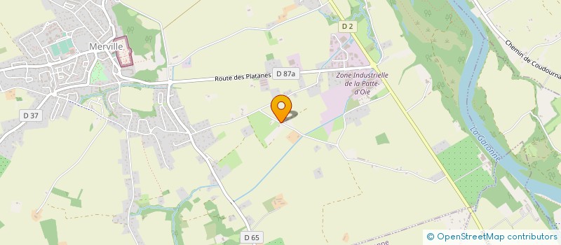 localisation de l'entreprise BETON FRAPPE à MERVILLE