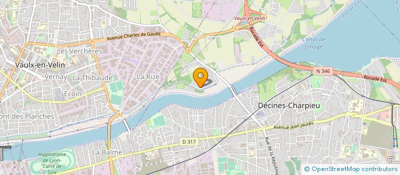 localisation de l'entreprise BETON LYONNAIS à DECINES-CHARPIEU