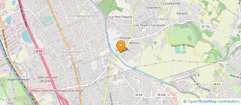 localisation de l'entreprise BETON MIDI PYRENEES à PECHBONNIEU