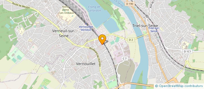 localisation de l'entreprise BETON NET IMMO à ASNIERES-SUR-SEINE